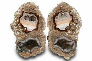 Gorgeous, Polished Baker Ranch Thunderegg Pair - New Mexico #373066