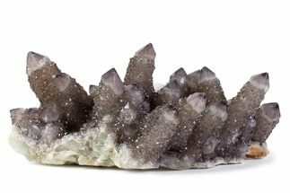 Sparkling Smoky Amethyst Cactus Crystal Cluster - South Africa #373462