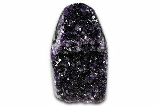 Free-Standing Dark Amethyst Crystal Cluster - Uruguay #373157