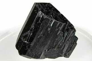 Lustrous Black Tourmaline (Schorl) Crystal - Namibia #373623