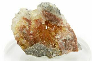 Gemmy Yellow Fluorite Cluster - Spain #374142