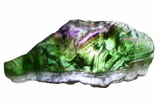 Colorful Polished Fluorite Slab - China #374374