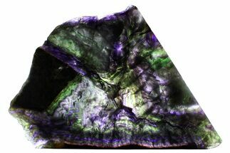 Colorful Polished Fluorite Slab - China #374383