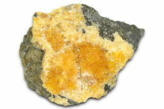 Intense Orange Calcite Crystal Cluster - Poland #374408