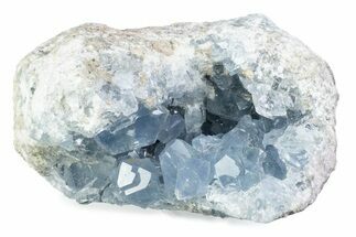 Sparkling Celestine (Celestite) Geode - Madagascar #376134