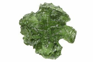 Green Moldavite Tektite ( g) - Besednice, Czech Republic #376333