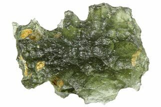 Green Moldavite Tektite ( g) - Besednice, Czech Republic #376334