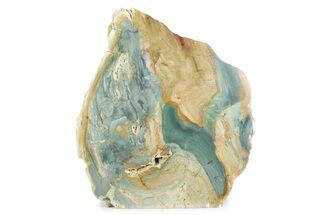 Freestanding Gary Green Jasper (Larsonite) Bog Wood - Oregon #377948