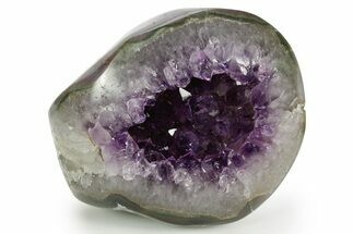 Sparkly Deep-Purple Amethyst Geode - Uruguay #378221