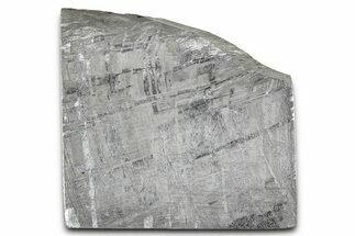 Etched Gibeon Iron Meteorite ( g) Slice - Namibia #378723