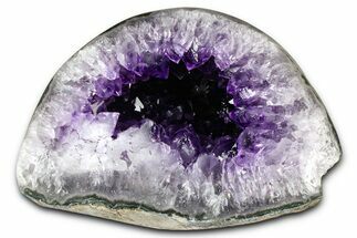 Sparkly Deep-Purple Amethyst Geode - Uruguay #378136