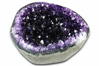 Sparkly, Dark Purple Amethyst Geode - Uruguay #378165