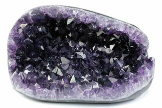 Wide, Deep Purple Amethyst Geode - Uruguay #379374