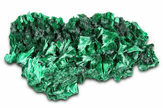 Silky Fibrous Malachite Cluster - DR Congo #379668