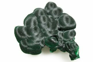 Chatoyant Fibrous Malachite Crystal Cluster - DR Congo #379680