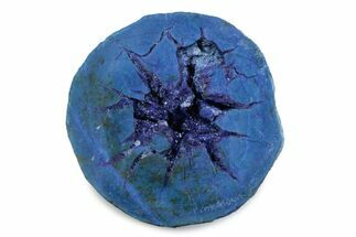 Vivid Blue Cut/Polished Azurite Nodule - Siberia #379912
