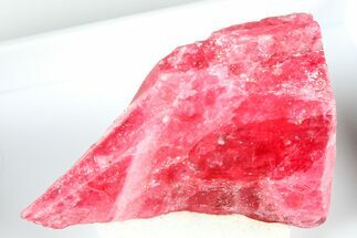 Striking Cherry-Red Rhodonite Specimen - Brazil #379792