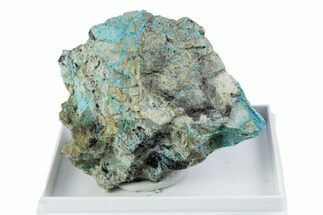 Sky-Blue Decrespignyite-(Y) on Rock - Paratoo Mine, Australia #380190