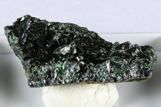 Forest-Green Libethenite Crystal Cluster - DR Congo #380366