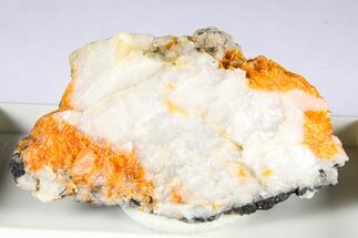Vibrant Orange Tinzenite Specimen - Switzerland #380378