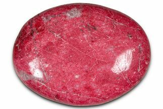 Vibrant Polished Thulite Stone - Trondheim, Norway #380815