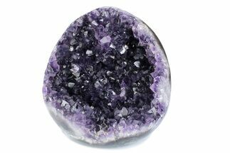 Wide, Sparkling Purple Amethyst Geode - Uruguay #379346