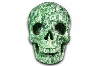 Realistic, Polished Hamine Jasper Skull #381904