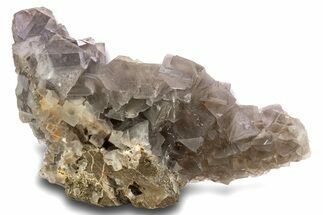 Purple, Cubic Fluorite Crystal Cluster - Pakistan #333846