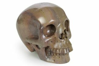 Realistic, Polished Chohua Jasper Skull #382010