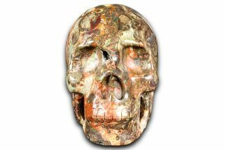 Bird's Eye Jasper (Rhyolite) Skull - Mexico #382131