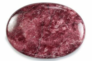 Vibrant Polished Thulite Stone - Trondheim, Norway #380839