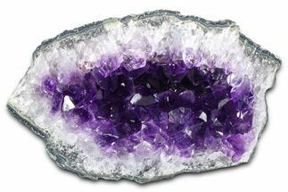 Sparkling Purple Amethyst Crystal Cluster - Uruguay #383267