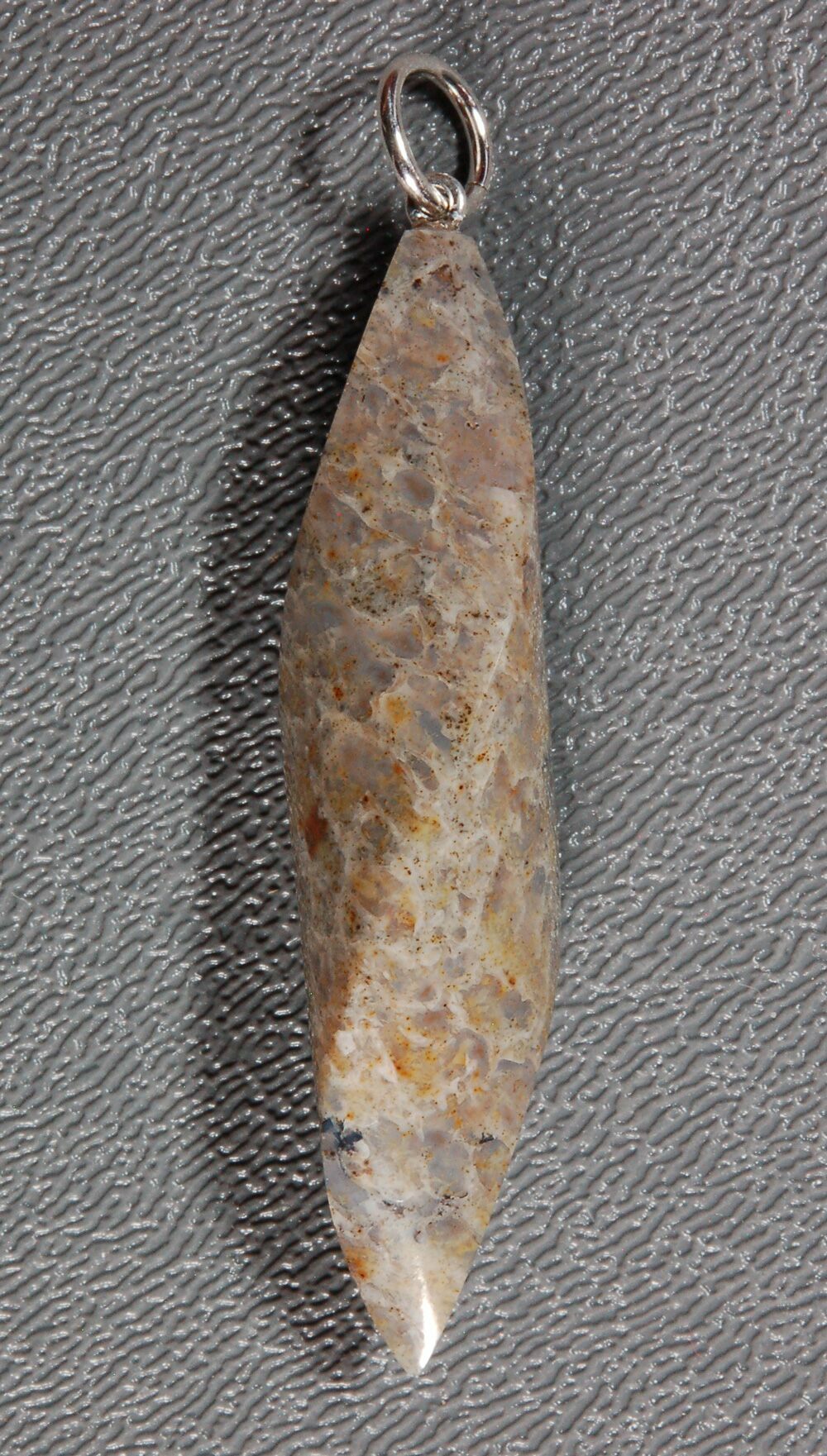 Agatized Dinosaur Bone Twist Pendant (#22524) For Sale - FossilEra.com